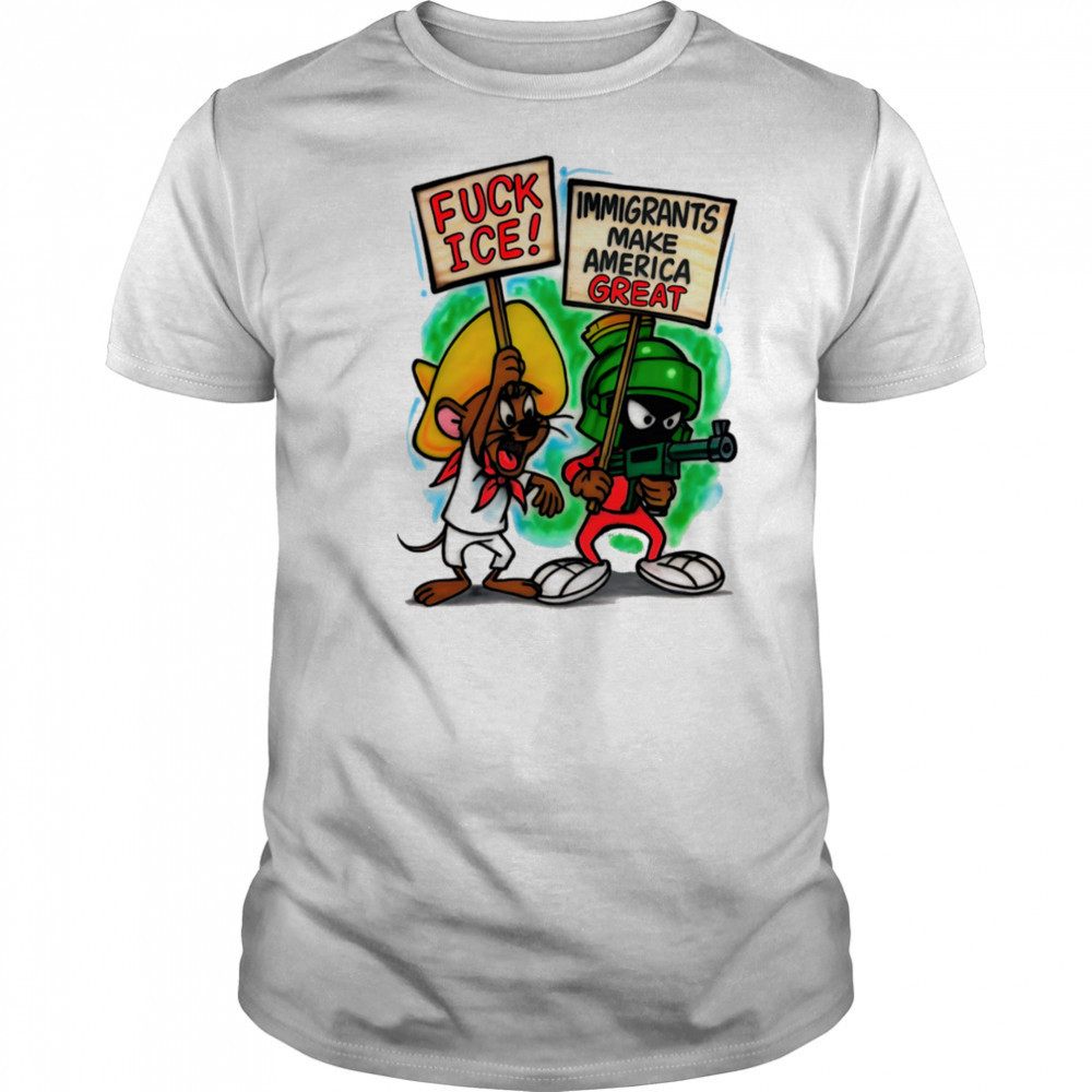 Jerry and Marvin Fuck ice immigrants make America great shirt