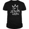 Jesus is King crown shirt
