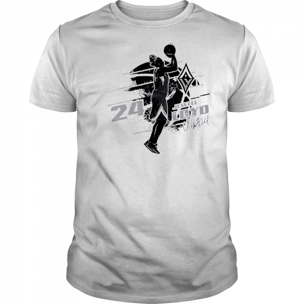 Jewell loyd las vegas aces silhouette shirt