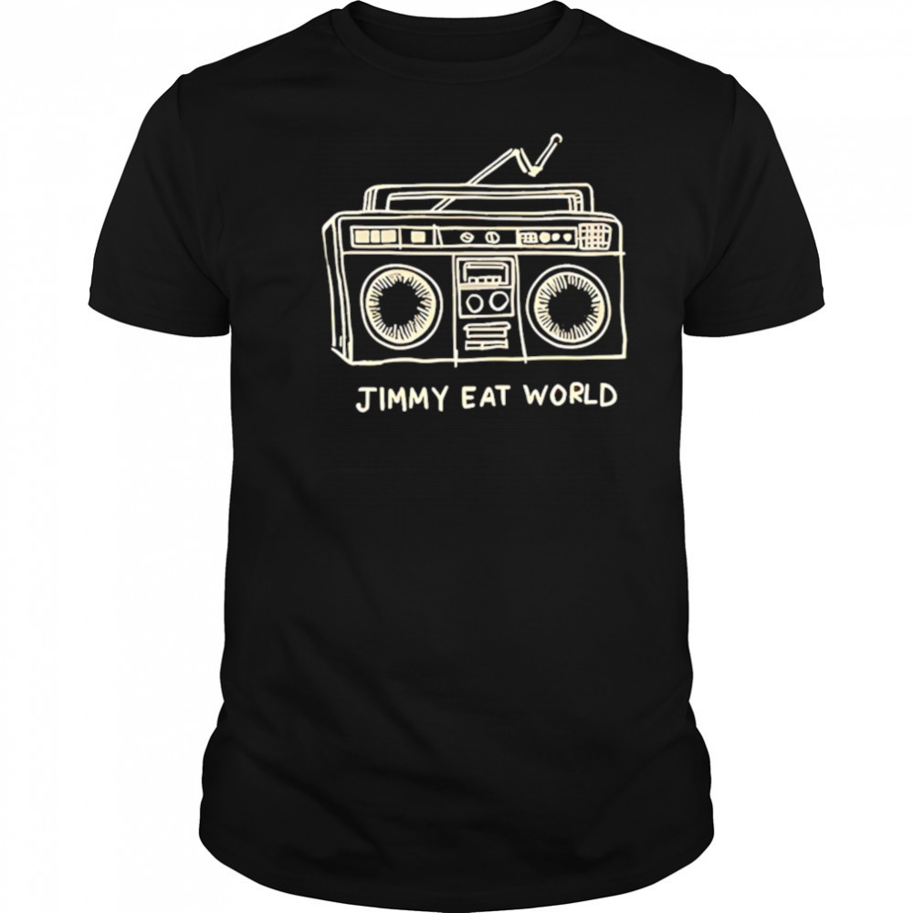 Jimmy eat world boombox shirt