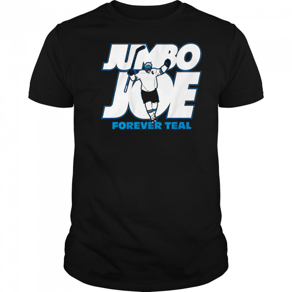 Joe Thornton Jumbo Joe forever teal hockey shirt