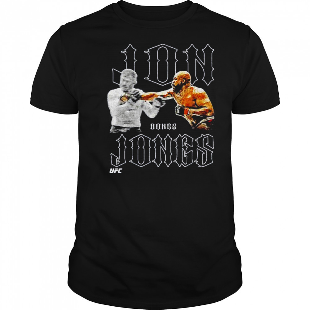Jon Jones straight right UFC shirt