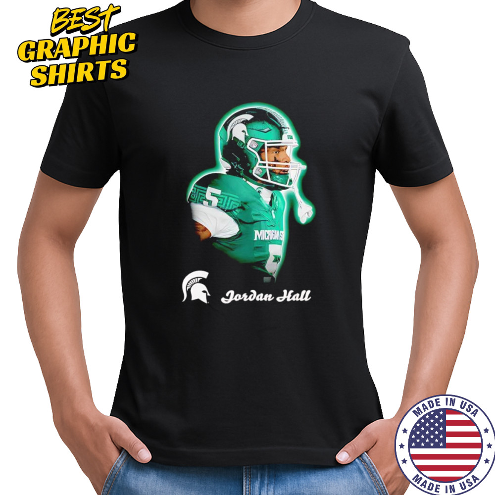 Jordan Hall Michigan State portrait shirt