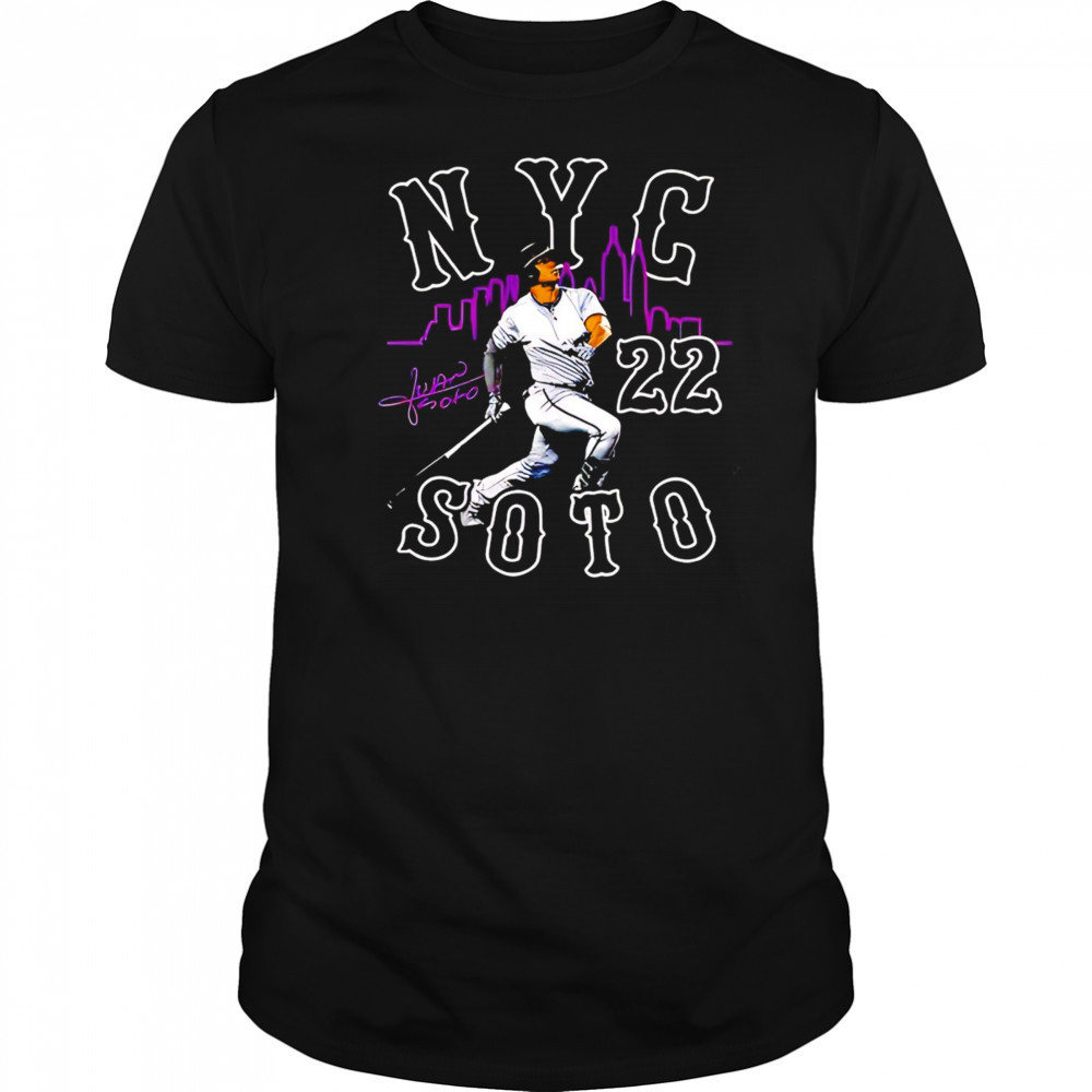 Juan Soto New York Mets city connect player graphic shirt