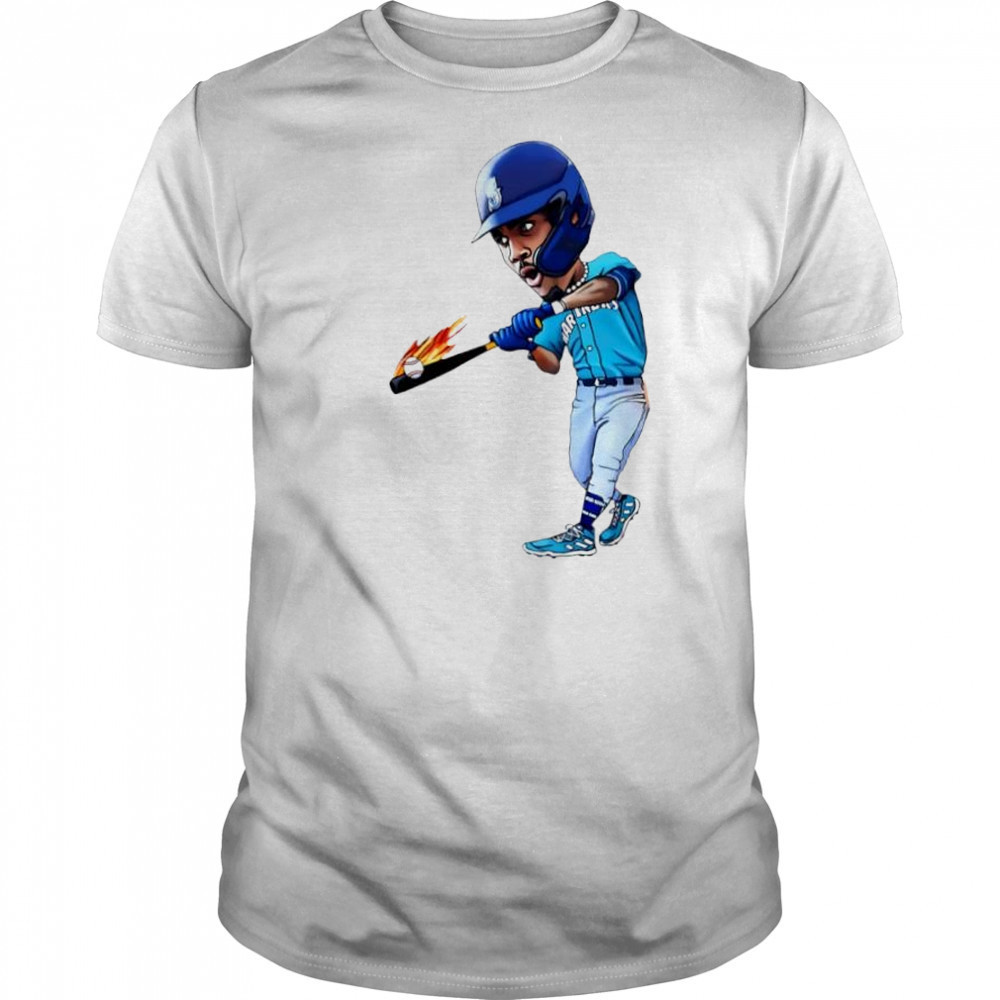 Julio Rodriguez J-Rod Art seattle mariners jersey cartoon shirt
