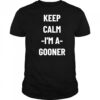 Keep calm I’m a gooner shirt