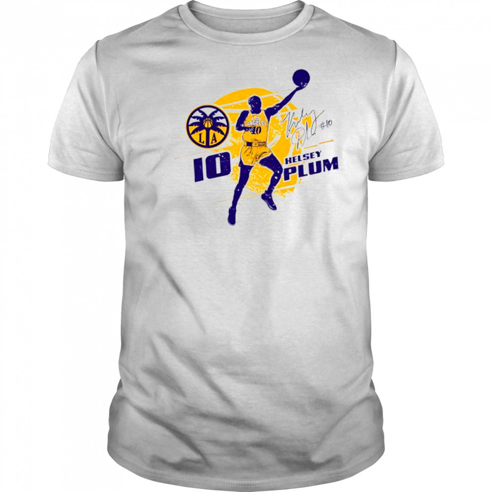 Kelsey plum los angeles sparks silhouette shirt