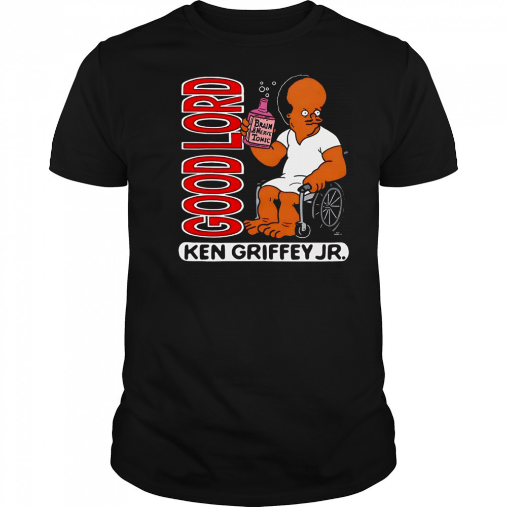 Ken Griffey Jr Good Lord cartoon shirt