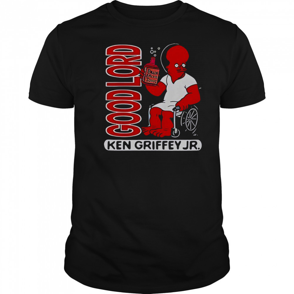 Ken Griffey Jr Good Lord Cartoon T-Shirt