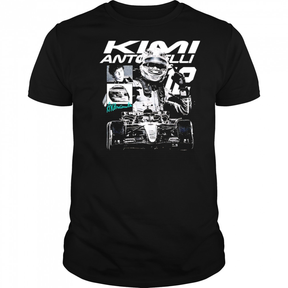 Kimi Antonelli signature graphic shirt