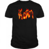 Korn Fire letter shirt