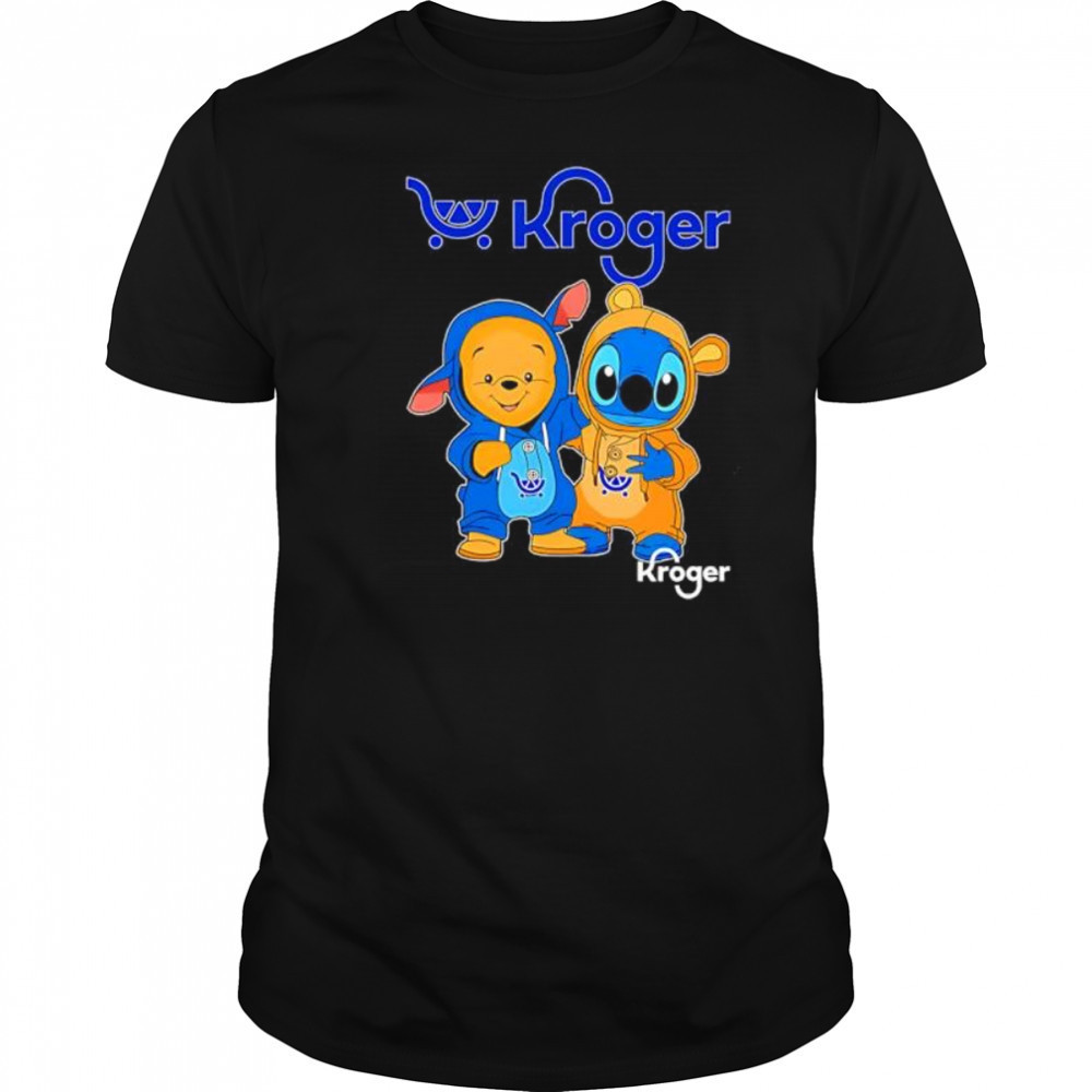 Kroger pooh and stitch friends shirt