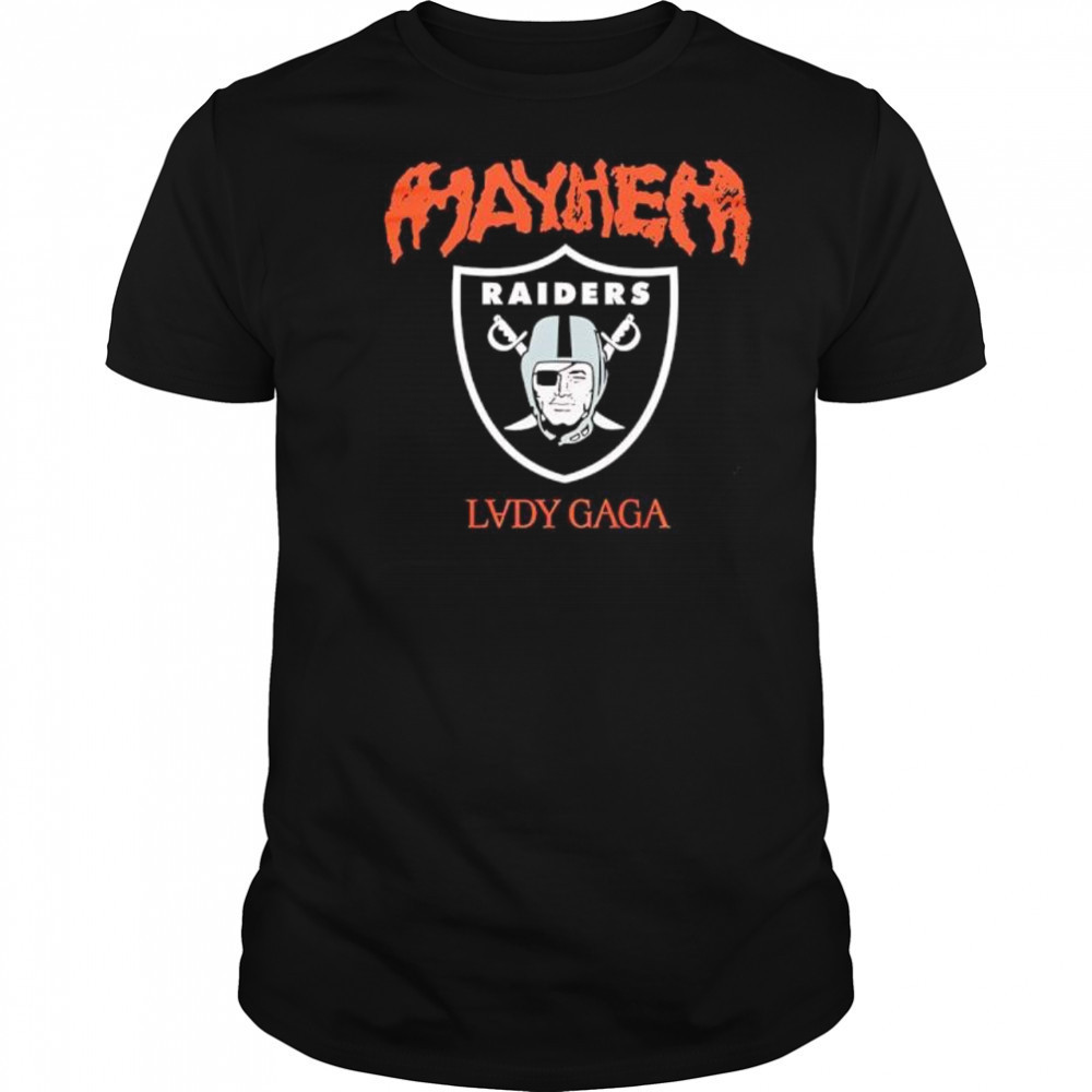 Lady gaga las vegas raiders the mayhem ball tour 2025 shirt