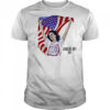 Lana Del Rey Ride with American flag shirt