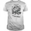 Las Vegas Raiders National Football League LV Raider Nation Stripe Distressed Raglan shirt