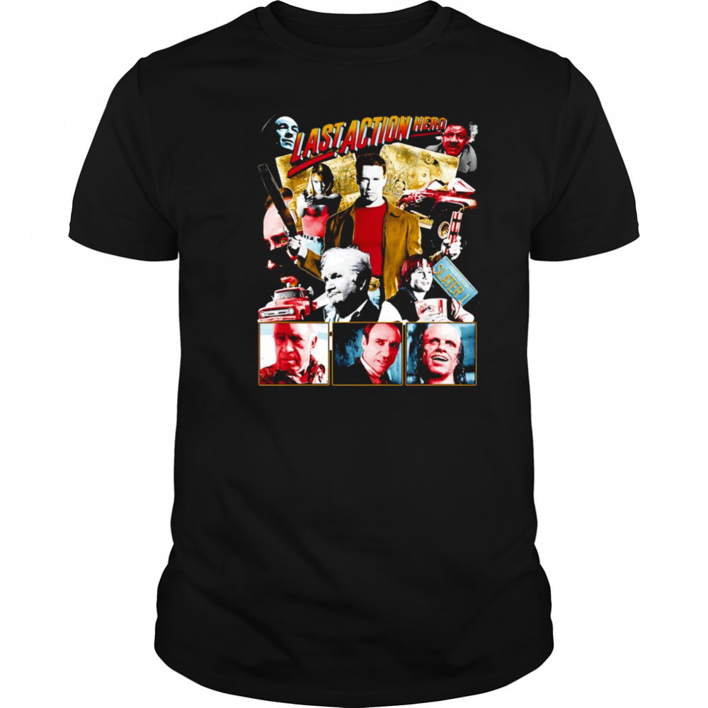 Last action hero Slater 1993 shirt