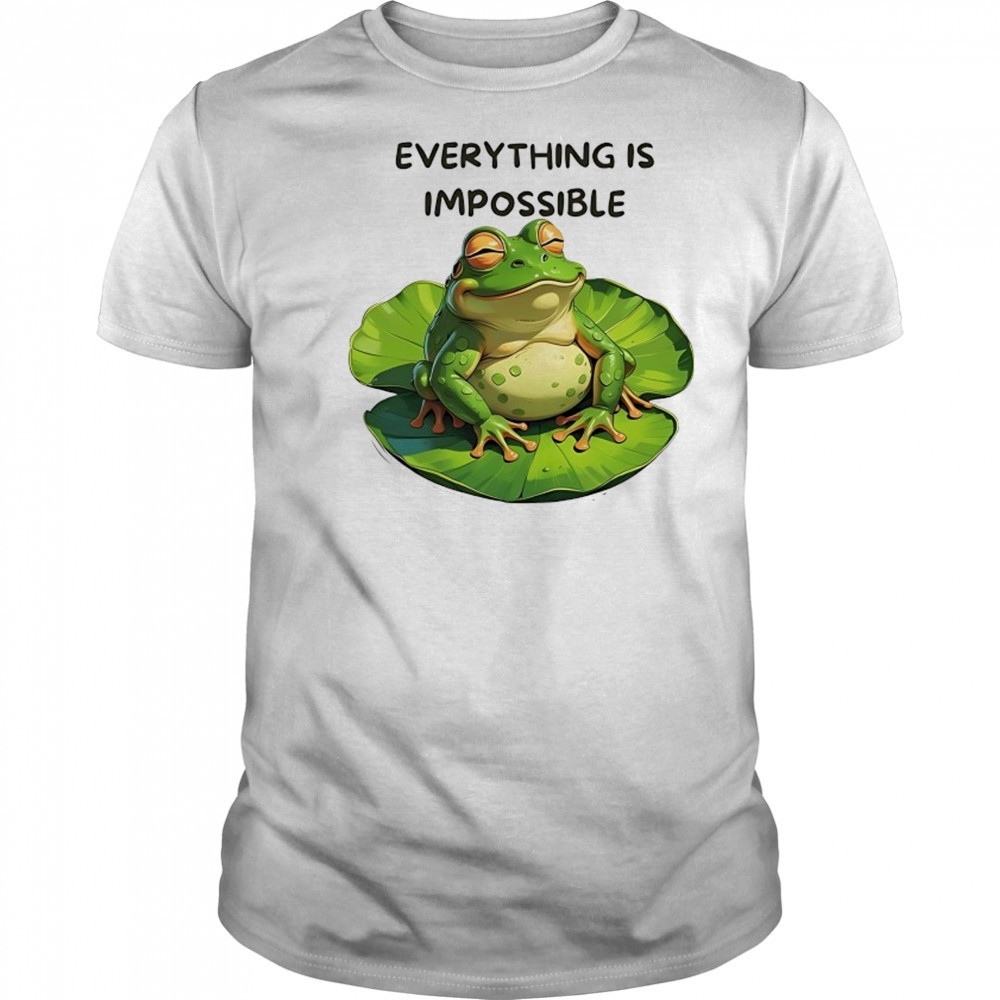 Lazy Frog everything is impossible shirt