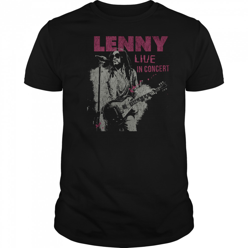 Lenny Kravitz With Guitar Live In Concert T shirt