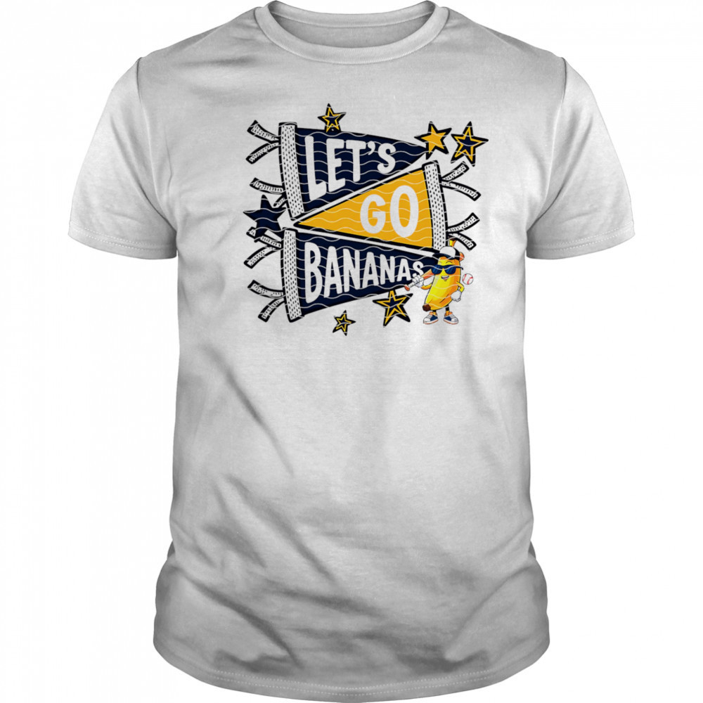 Let’s Go Bananas Baseball shirt