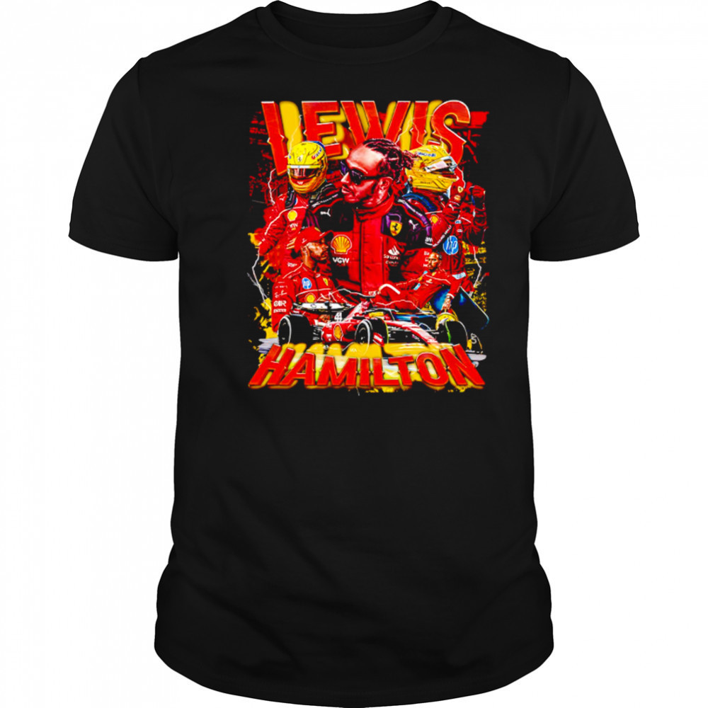 Lewis Hamilton the Goat F1 Range graphic shirt