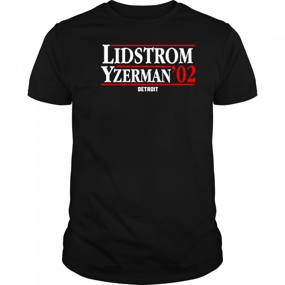 Lidstrom Yzerman ’02 shirt