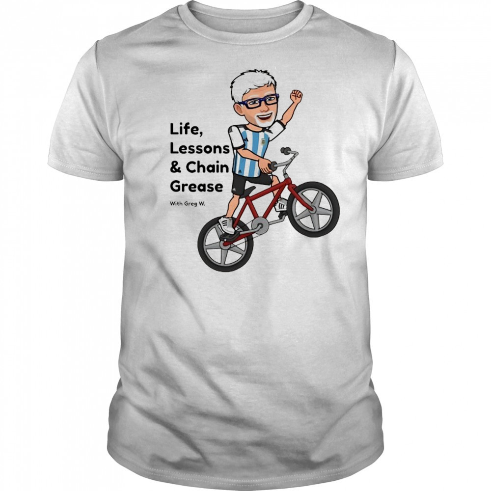 Life Lessons and Chain Grease with Greg Winkler chibi shirt