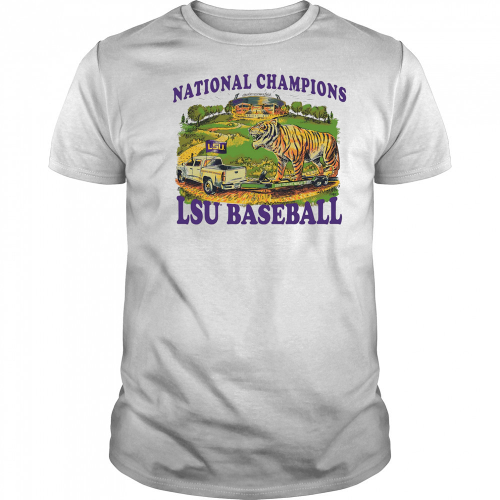 LSU Mike’s Road Trip to Omaha 2025 shirt