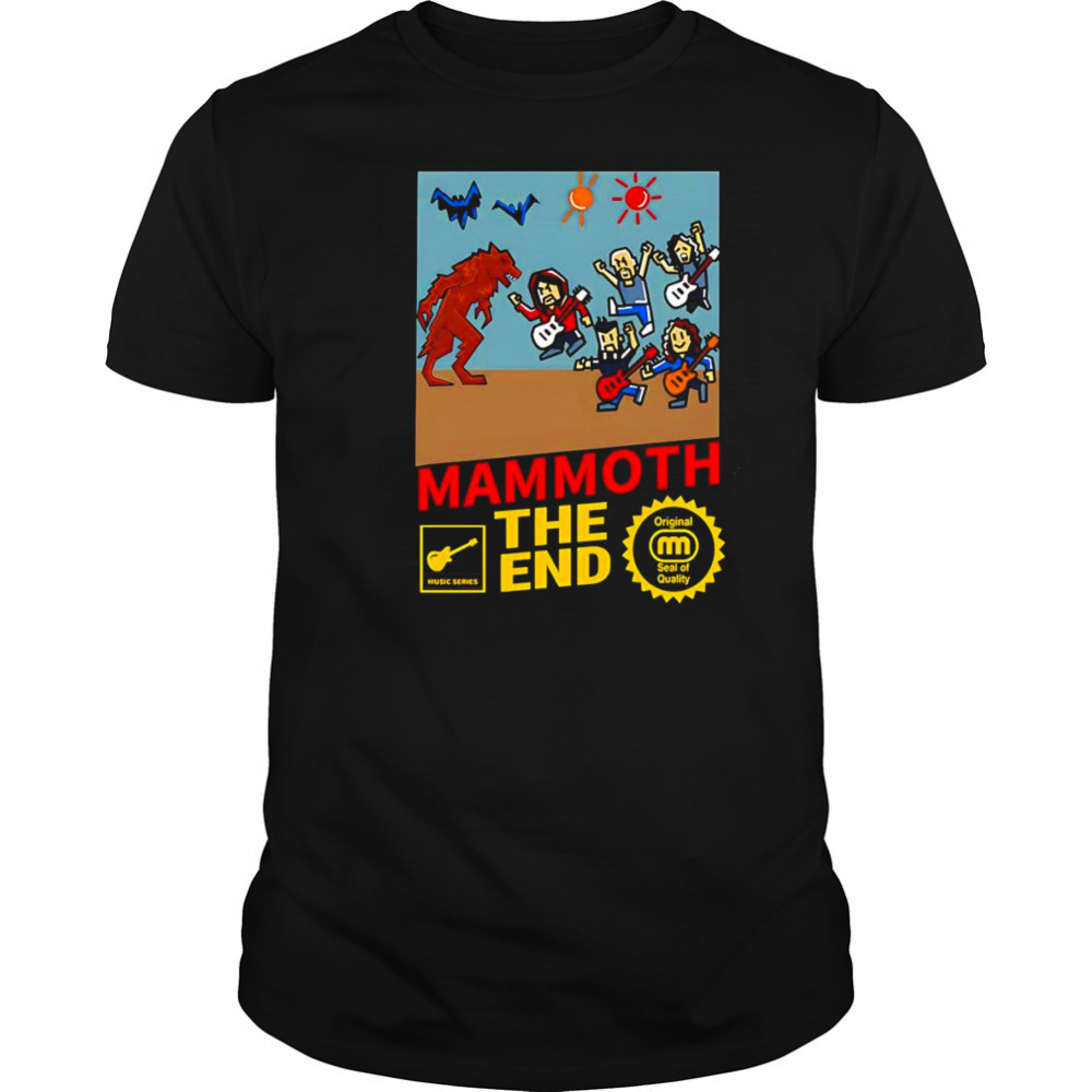 Mammoth the end 8-bit shirt