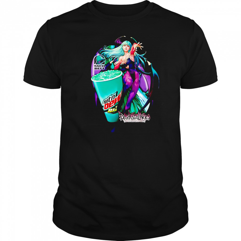 Mamono World Bja-Bat Baja Blast Darkstalkers Resurrection drink shirt