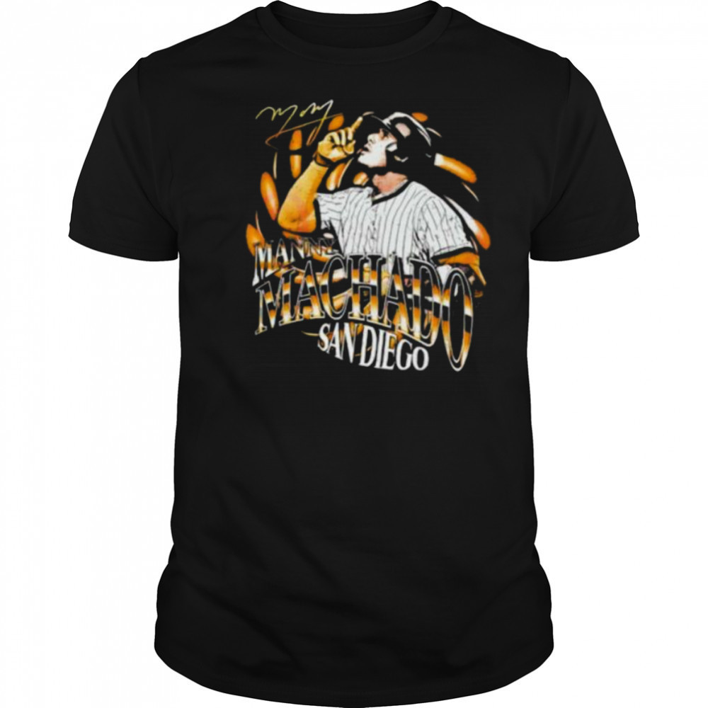 Manny Machado San Diego Padres baseball signature shirt