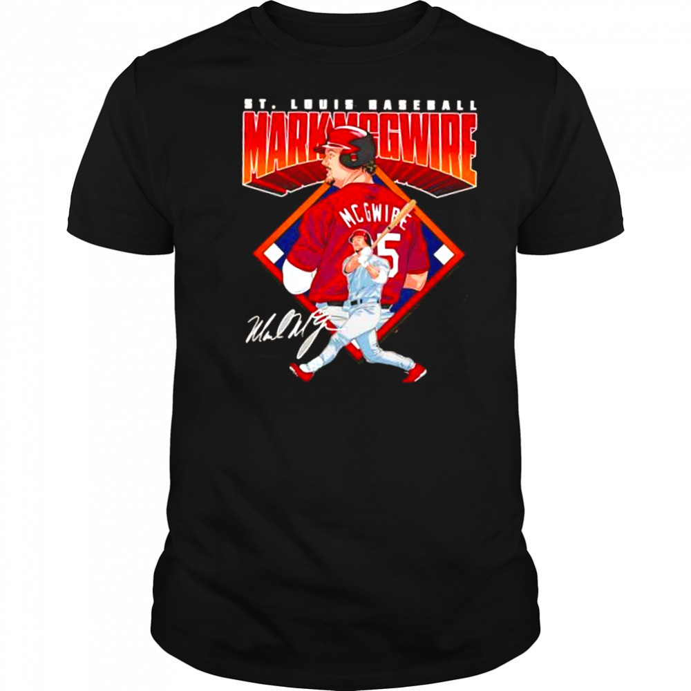 Mark mcgwire st. louis baseball diamond shirt