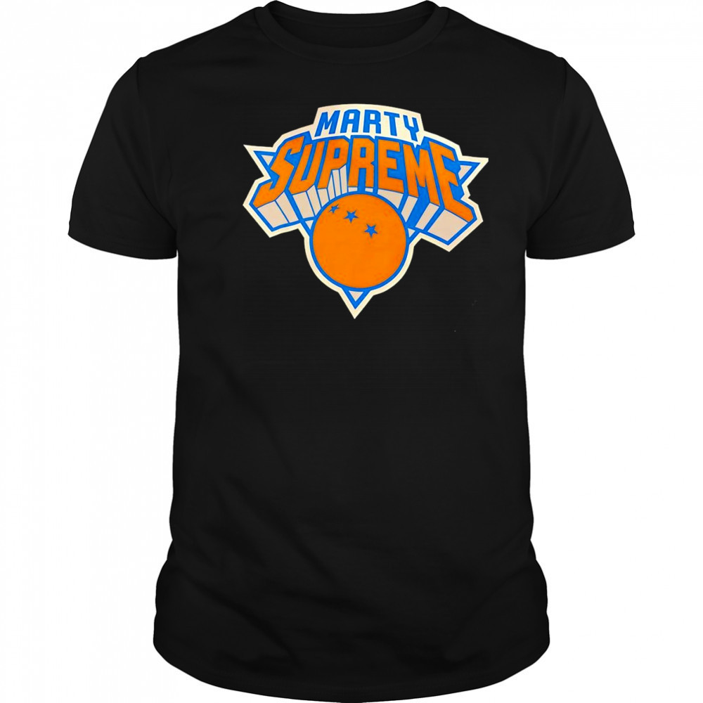 Marty Supreme New York Knicks shirt