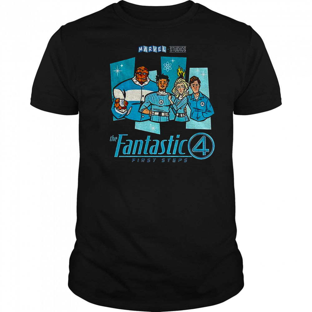 Marvel Studios Fantastic Four Superhero F4 First Steps shirt
