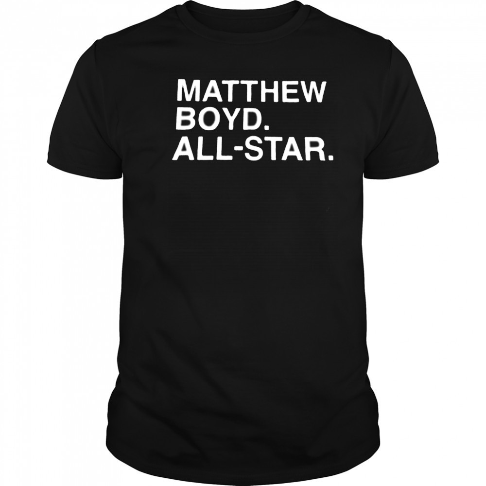Matthew Boyd All Star shirt