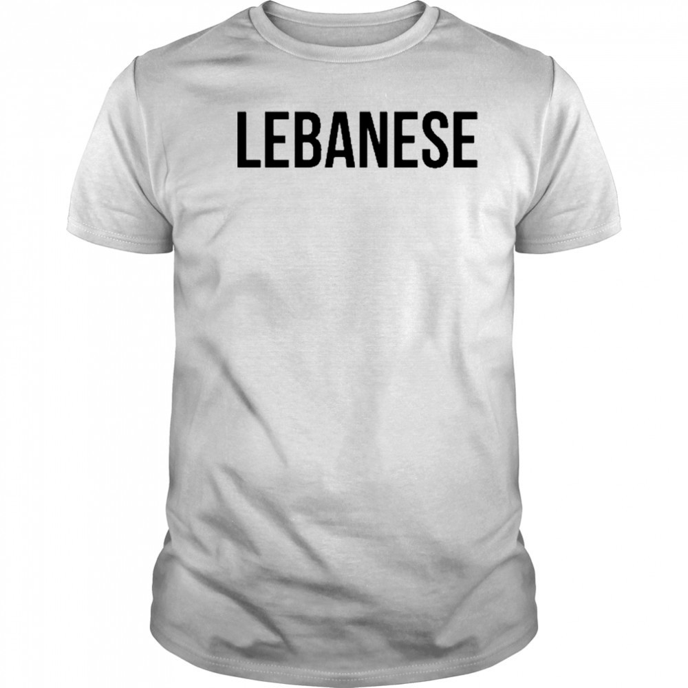 Mattie Westbrouck Wearing Lebanese T-Shirt