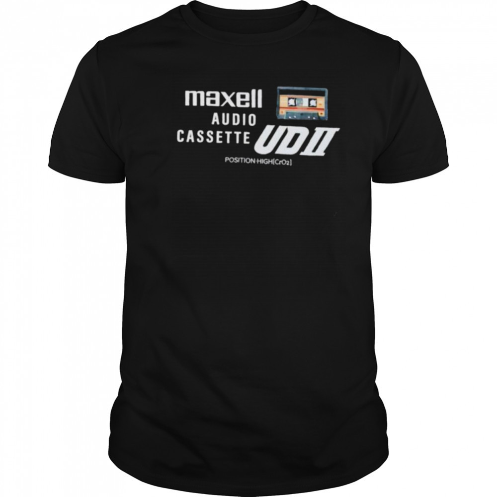 Maxell audio cassette UD II position high shirt