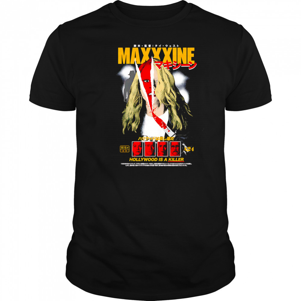 Maxxxine Hollywood is a killer graphic shirt