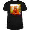 Meditate Cat shirt