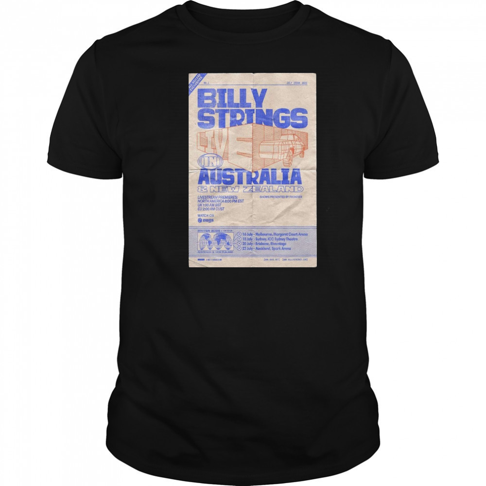 Melbourne Margaret Court Arena July 16, 2025 Billy Strings Poster T-Shirt