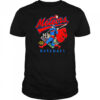 Meteors Superman Up Up And Away Back baseball shirt