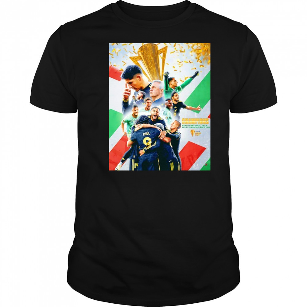 Mexico Crowned Gold Cup Champions 2025 shirt