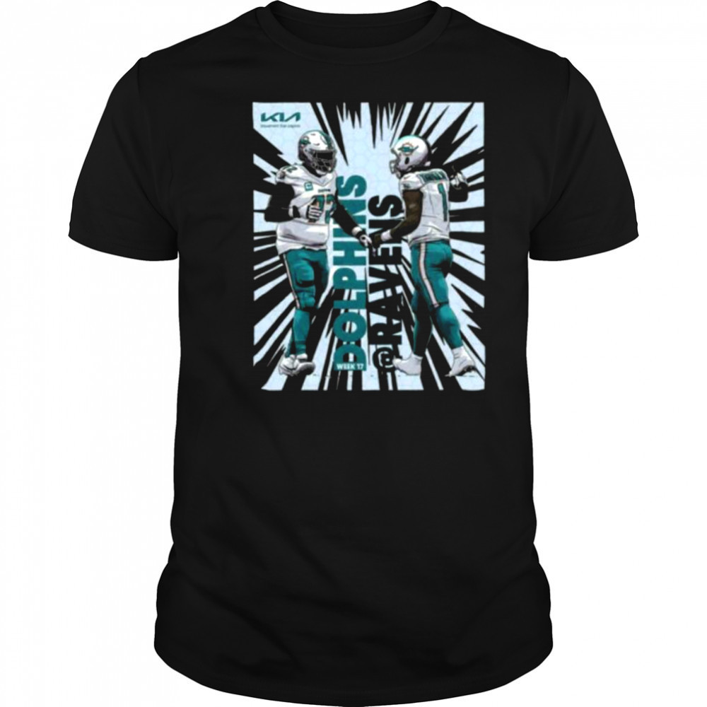 Miami Dolphins And Ravens Week 17 Shirt