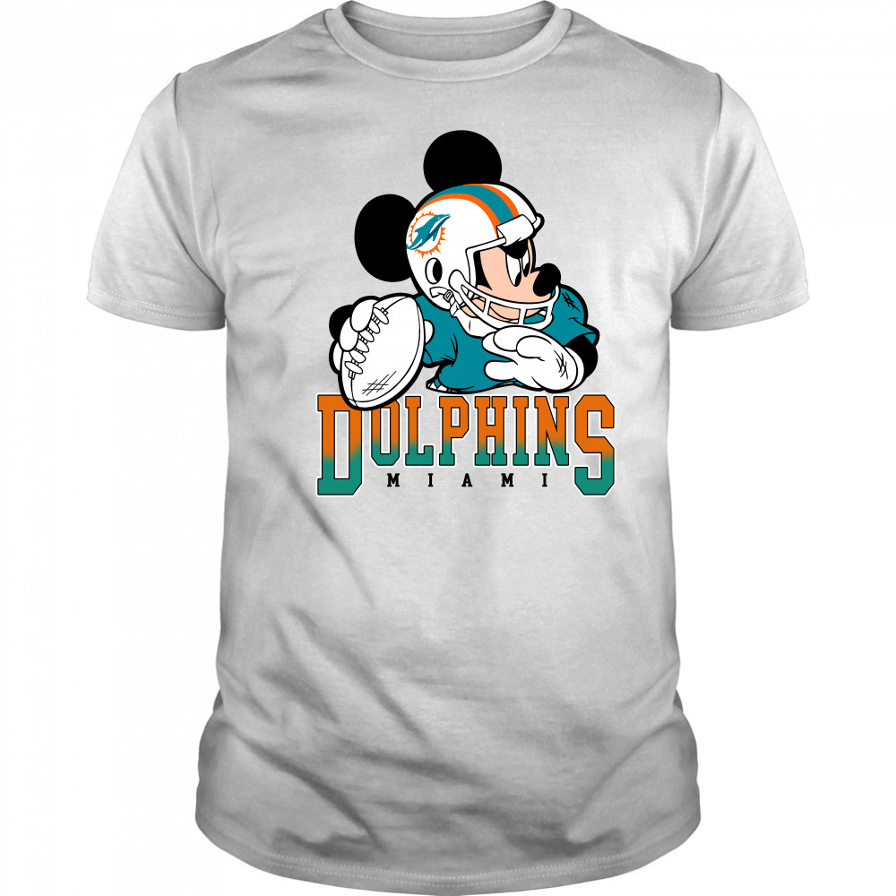 Miami Dolphins Disney Mickey T-shirt