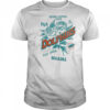 Miami Dolphins National Football League MIA go Fins Stripe Distressed Raglan shirt