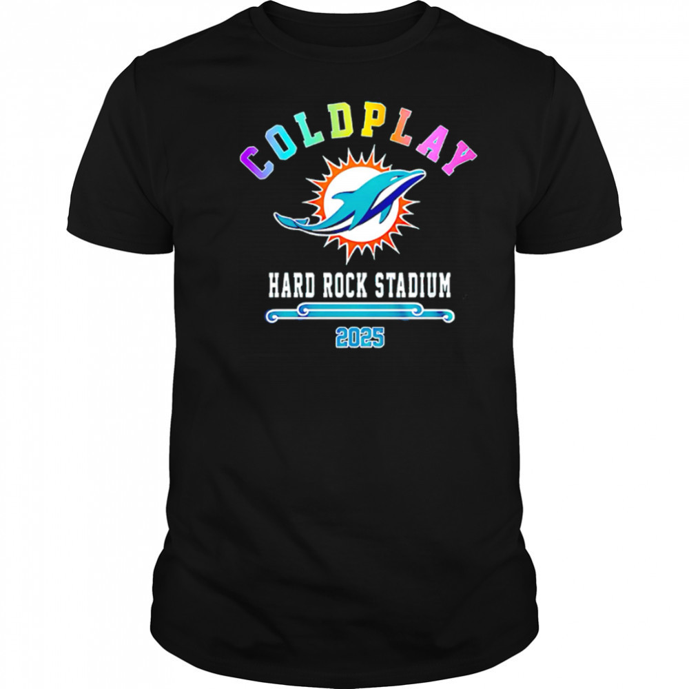Miami Dolphins x Coldplay Special Edition 2025 shirt