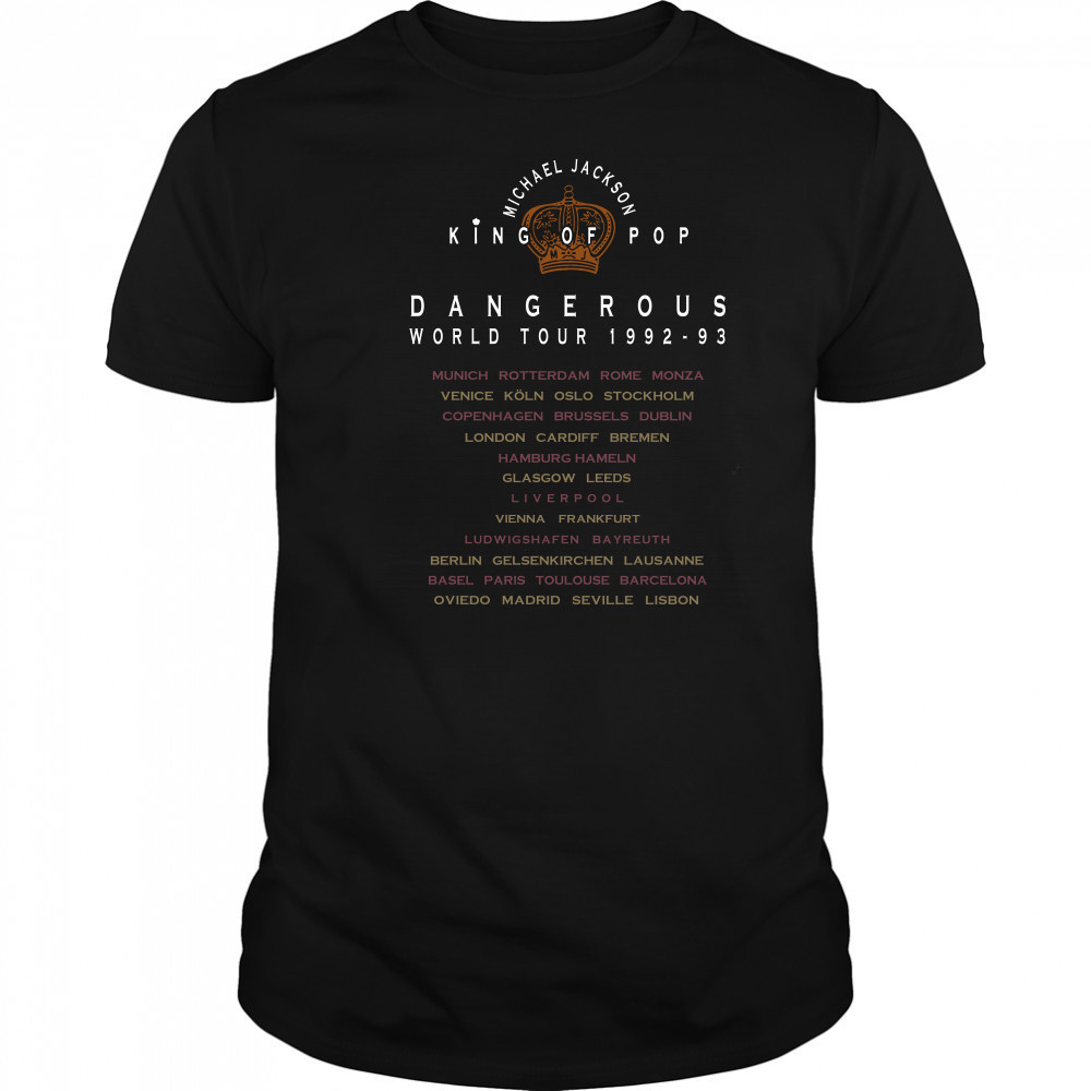 Michael Jackson Dangerous World Tour 1992-93 Shirt