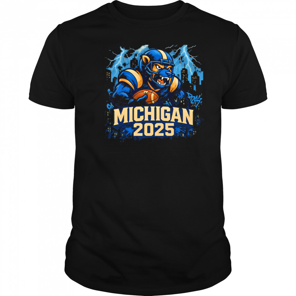 Michigan Wolverines 2025 mascot Growl shirt