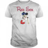 Mickey Boston Sox Red Baseball T-Shirt