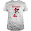 Mickey Los Angeles Angels Baseball T-Shirt