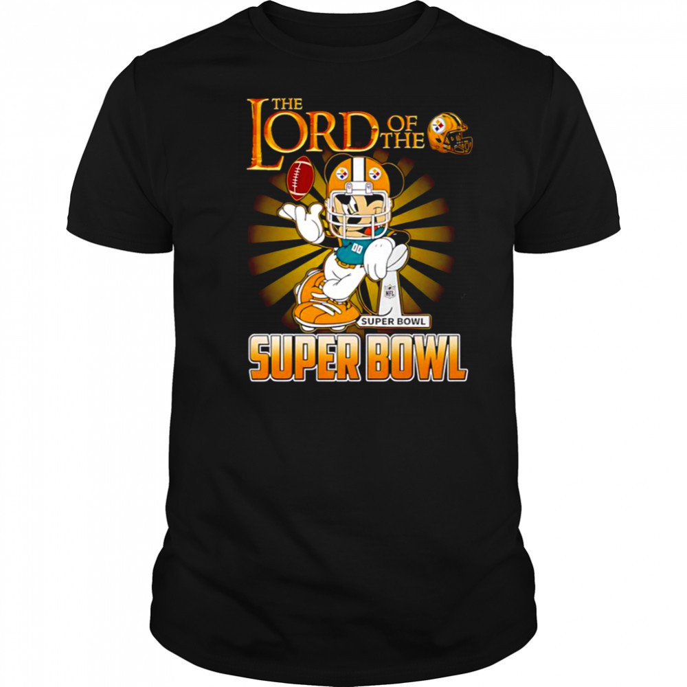 Mickey Mouse The Lord Of The Super Bowl Pittsburgh Steelers T-Shirt